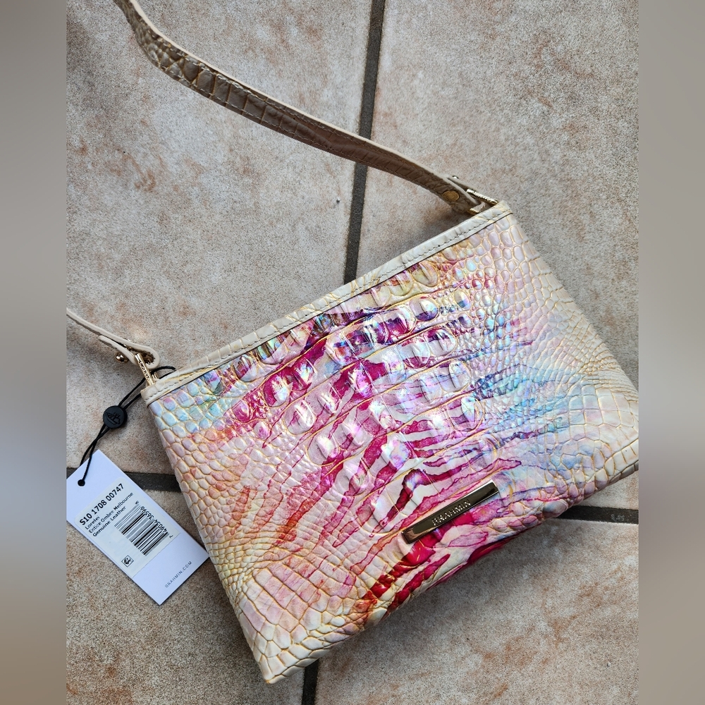 New With Tags Brahmin Lorelai Entice Ombre Melbourne bag - Picture 3 of 10